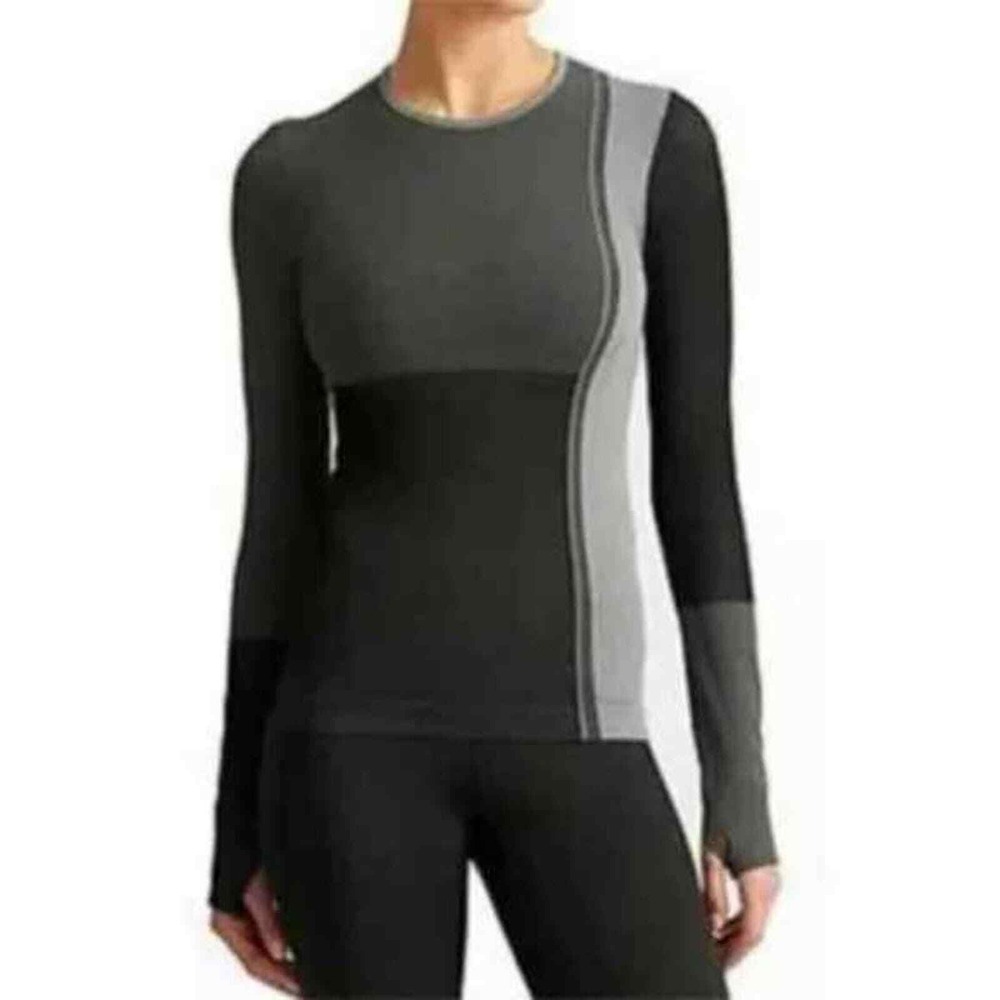DEREK LAM 10 C ATHLETA Block Ave Colorblock long sleeve top - Large - Picture 2 of 7